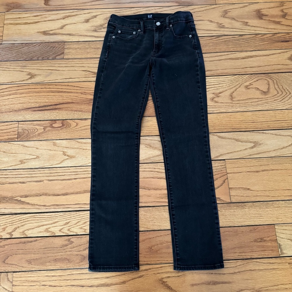 GAP Sz28 Classic straight Black Jeans